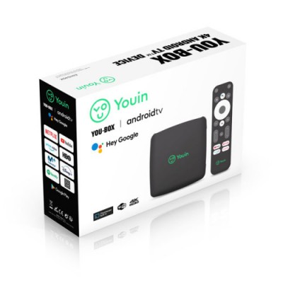 Youin You Box Negro 4K Ultra HD 8 GB Wifi Ethernet