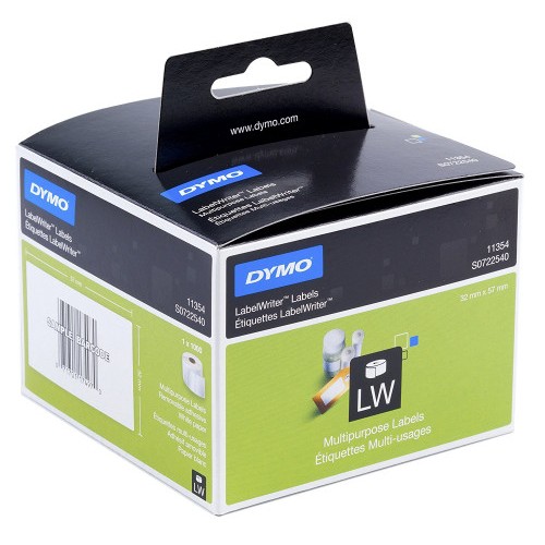 1003-ROLLO ETIQUETAS LABELWRITER 57X32MM BLANCO DYMO S0722540
