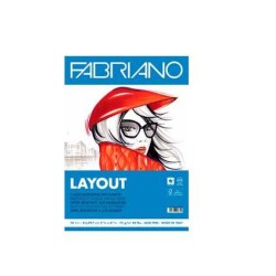 10075-BLOC LISO ENCOLADO A4 70HOJAS 75 GR TODO TIPO TINTAS FABRIANO F19100505