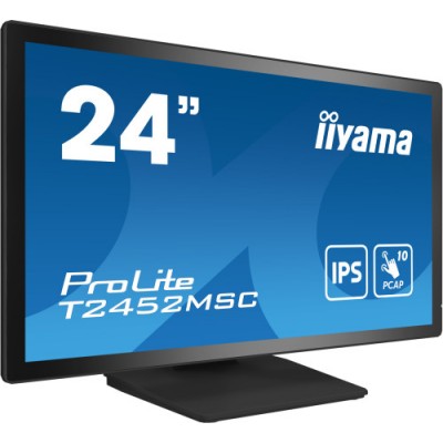 iiyama ProLite T2452MSC B1 pantalla para PC 605 cm 238 1920 x 1080 Pixeles Full HD LCD Pantalla tactil Multi usuario Negro