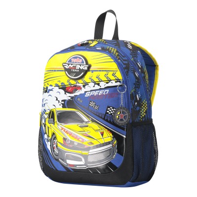 MOCHILA ESCOLAR MEDIANA DE CARRERAS DE COCHES TOTTO MJ04VLC002 2310 6J7M