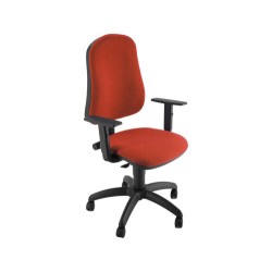 10305-SILLA OPERATIVA VOLGA SIMPEL ROJA REPOSABRAZOS AJUSTABLES UNISIT SICP/BRF/ER