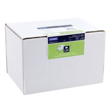 1034-PACK 24 ROLLOS ETIQUETAS DIRECCION ENVIO 89X36MM.DYMO S0722390