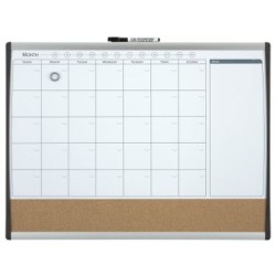 10346-ORGANIZADOR MENSUAL MAGNETICO+TABLERO CORCHO HORIZONTAL 585x430MM NOBO 1903813