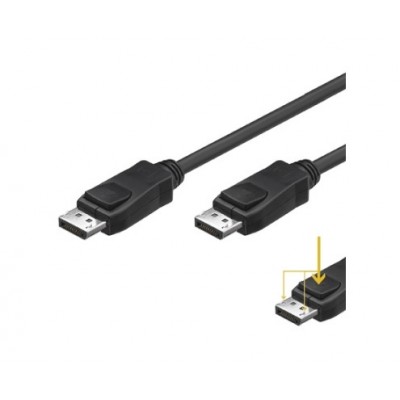 Ewent EW 140100 020 N P cable DisplayPort 2 m Negro