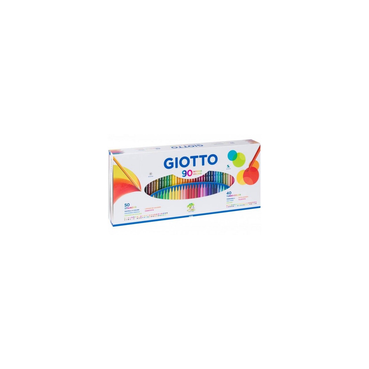 GIOTTO STILNOVO CAJA 50 LAPICEROS 40 ROTULADORES SACAPUNTAS GIOTTO F257500