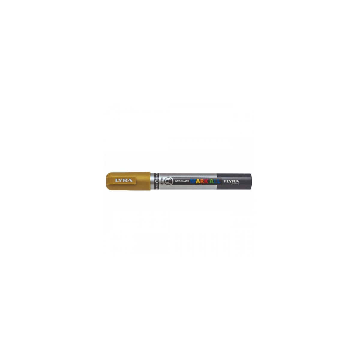 MARCADOR PERMANENTE MARK ALL ORO 2 MM LYRA GROOVE L6820250