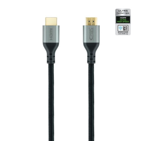 10578-Nanocable Cable HDMI 2.1 Certificado ULTRA HIGH SPEED A/M-A/M, Negro, 2 m