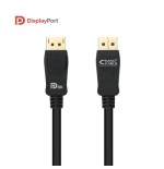 10580-Nanocable Cable DISPLAYPORT 1.4 CERTIFICADO VESA, DP/M - DP/M, Negro, 1.5 m