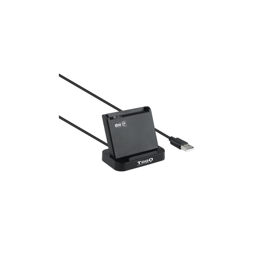 10585-TooQ Lector de Tarjetas Inteligentes DNIe VISION USB 2.0, Negro 10585-TooQ Lector de Tarjetas Inteligentes DNIe VISION USB 2.0, Negro