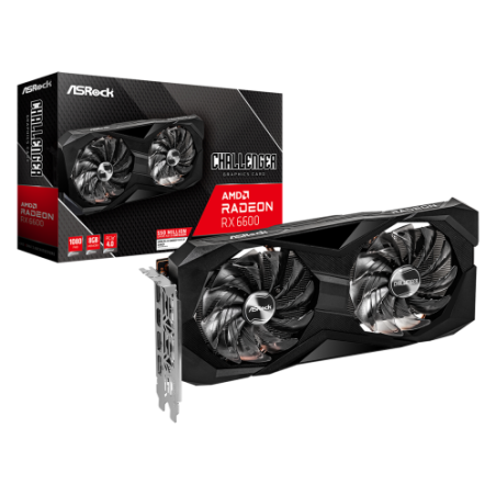 10628-Asrock Challenger AMD Radeon RX 6600 D 8GB GDDR6