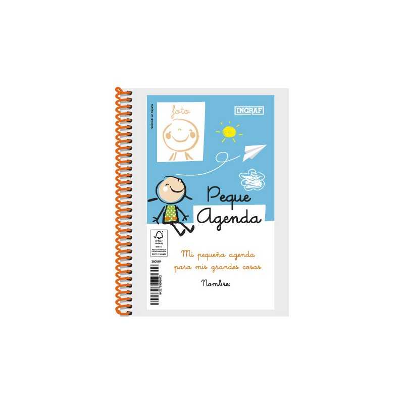 10686-AGENDA ESCOLAR 2022-2023 PEQUE 8o DIA PAGINA TAPA PERSONALIZABLE INGRAF 350984