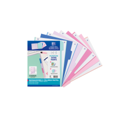 10696-KIT SEPARADORES PP 500 MICRAS A4 5 POSICIONES COLORES PASTEL OXFORD 40015936