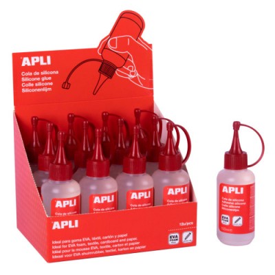 APLI Cola de silicona 100 ml