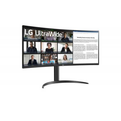 LG MONITOR 34WR55QC B CURVO ULTRAWIDE 34 PANTALLA WQHD HDR10 3440 X 1440 FRECUENCIA 100 HZ USB TYPE C NEGRO