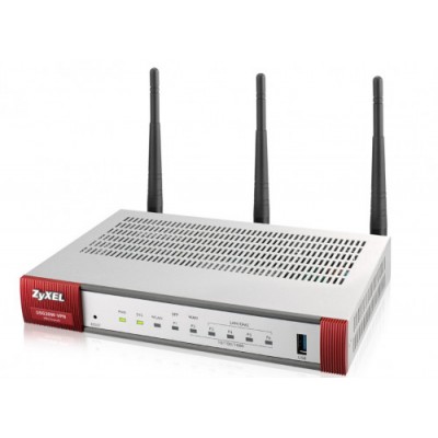 Zyxel USG20W VPN EU0101F router inalambrico Gigabit Ethernet Doble banda 24 GHz 5 GHz Gris Rojo