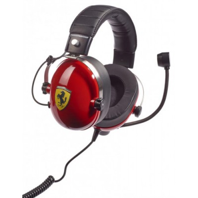 Thrustmaster New TRacing Scuderia Ferrari Edition Auriculares Diadema Conector de 35 mm Negro Rojo