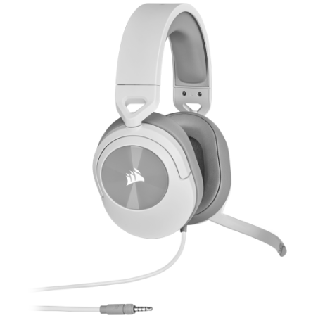 10925-Corsair HS55 STEREO Auriculares Alambrico De mano Juego Blanco