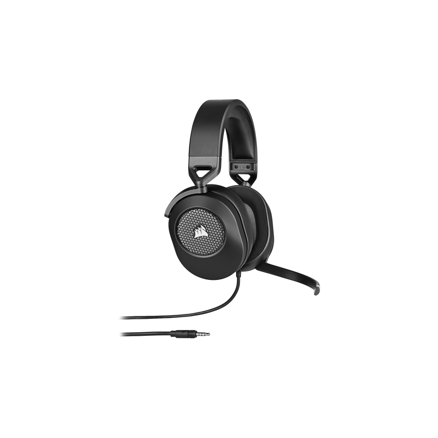 10927-Corsair HS65 SURROUND Auriculares Alambrico De mano Juego Carbono