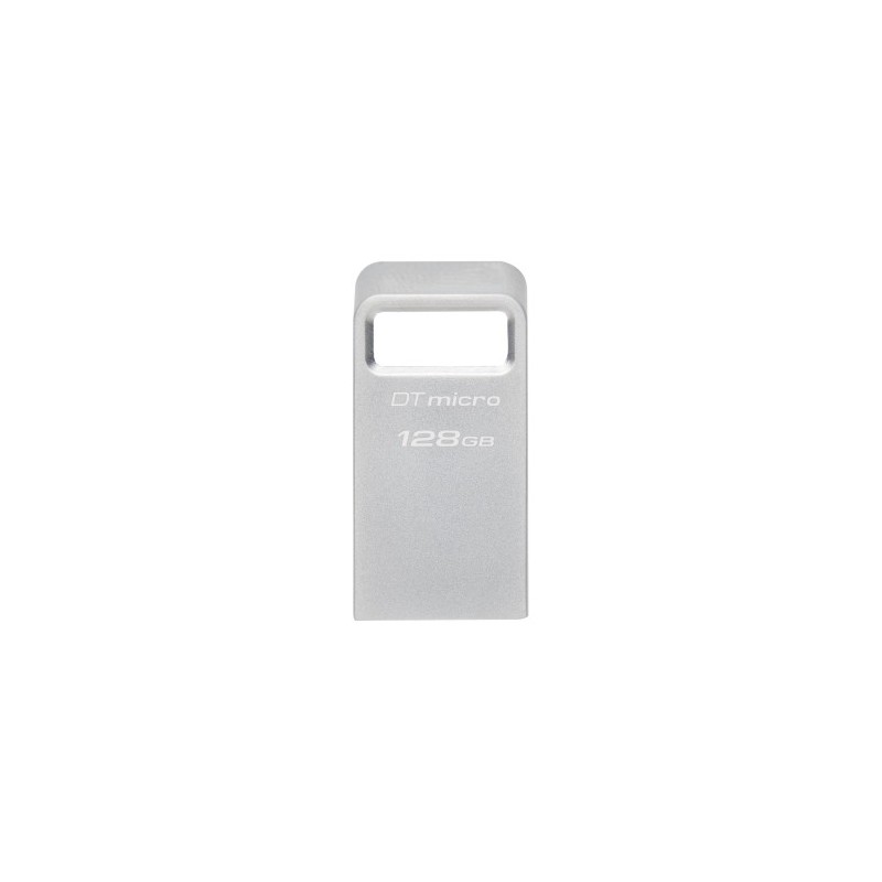 11013-Kingston Technology DataTraveler Micro unidad flash USB 128 GB USB tipo A 3.2 Gen 1 (3.1 Gen 1) Plata 11013-Kingston Technology DataTraveler Micro unidad flash USB 128 GB USB tipo A 3.2 Gen 1 (3.1 Gen 1) Plata