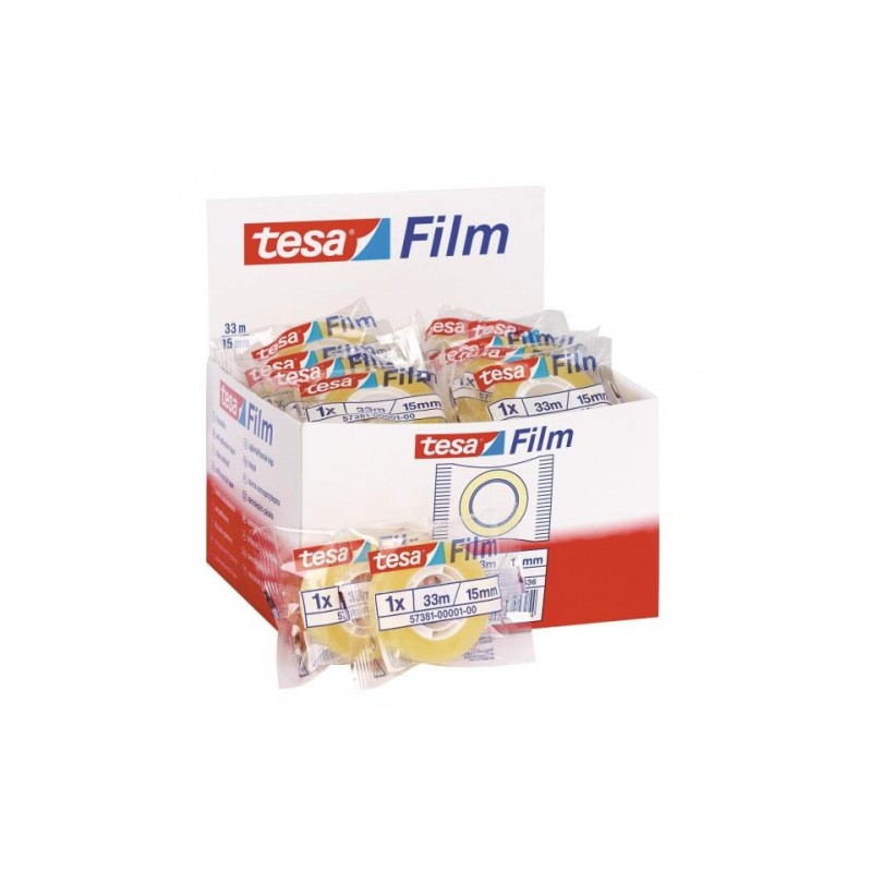 1105-CINTA ADHESIVA STANDARD 15MM.X33M.EN BOLSITA TRANSPARENTE TESA 57381-00001-01 1105-CINTA ADHESIVA STANDARD 15MM.X33M.EN BOLSITA TRANSPARENTE TESA 57381-00001-01