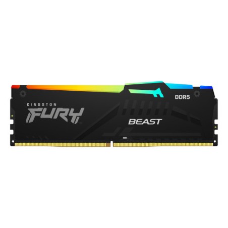11051-Kingston Technology FURY Beast RGB modulo de memoria 32 GB 1 x 32 GB DDR5 5600 MHz