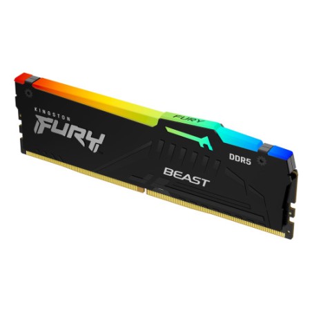 11052-Kingston Technology FURY Beast RGB modulo de memoria 32 GB 1 x 32 GB DDR5 5600 MHz