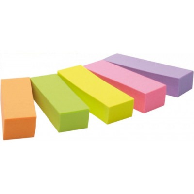 PACK 5 BLOCS 100 HOJAS MININOTAS 15X50MM COLORES SURTIDOS 670 5 POST IT 7100172770