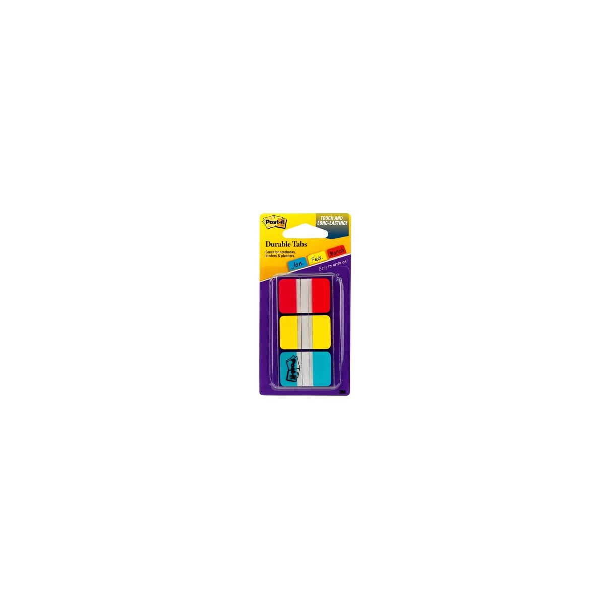 PACK 3 DISPENSADORES X 22 MARCADORES INDEX RiGIDO 254X38MM COLORES SURTIDOS 686 RYB POST IT 7000146810