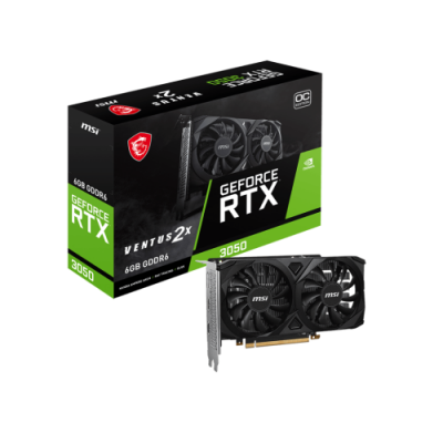 MSI Geforce RTX 3050 VENTUS 2X 6G OC NVIDIA 6 GB GDDR6