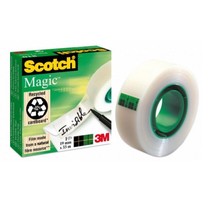 ROLLO CINTA INVISIBLE 19MM X 33M MAGICCAJA CARToN 810 1933 SCOTH 7100024666