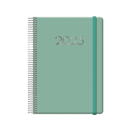 11133-AGENDA 2025 DENVER DIA PAGINA 15 X 21 CM. COLOR VERDE DOHE 12720 - 25