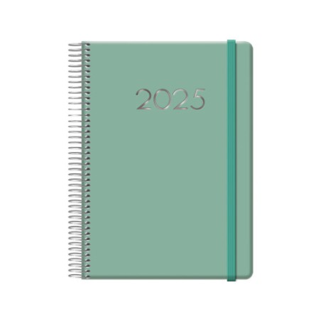 11133-AGENDA 2025 DENVER DIA PAGINA 15 X 21 CM. COLOR VERDE DOHE 12720 - 25