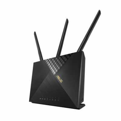 ASUS 4G AX56 router inalambrico Gigabit Ethernet Doble banda 24 GHz 5 GHz 3G Negro