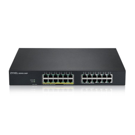 11360-ZYZEL ZYXEL GS1915-24EP, 24-PORT GBE, 12 PORT POE, 130 WATT 802.3AT, RACKMOUNT Y DESKTOP, SIN VENTILADOR, SMART HY
