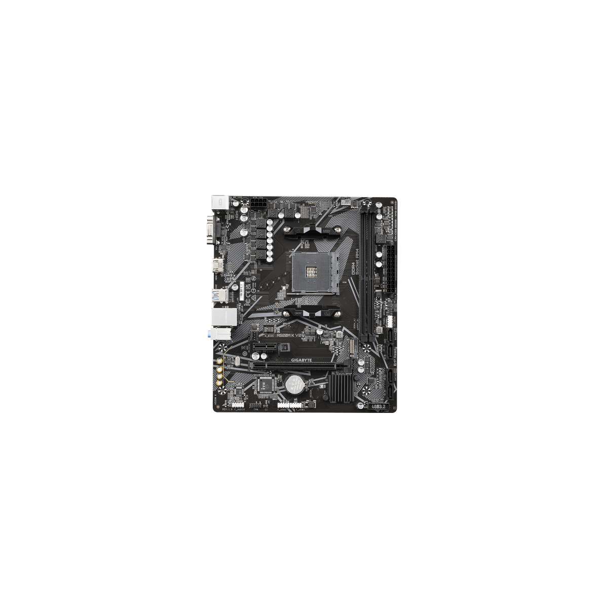 Gigabyte A520M K V2 placa base AMD A520 Zocalo AM4 micro ATX