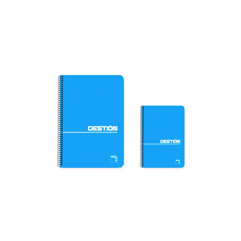 1165-CUADERNO ESPIRAL SERIE GESTION TAPA BLANDA 60 GRS. FOLIO (215X310MM.) 80 HOJAS LISO PACSA 16381