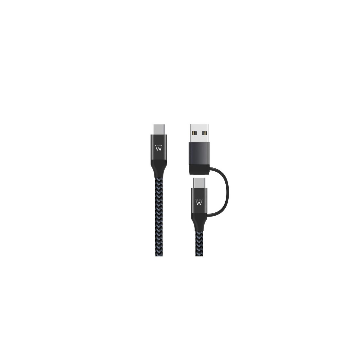 Ewent EW9918 cable USB 1 m USB 32 Gen 1 31 Gen 1 USB C Negro