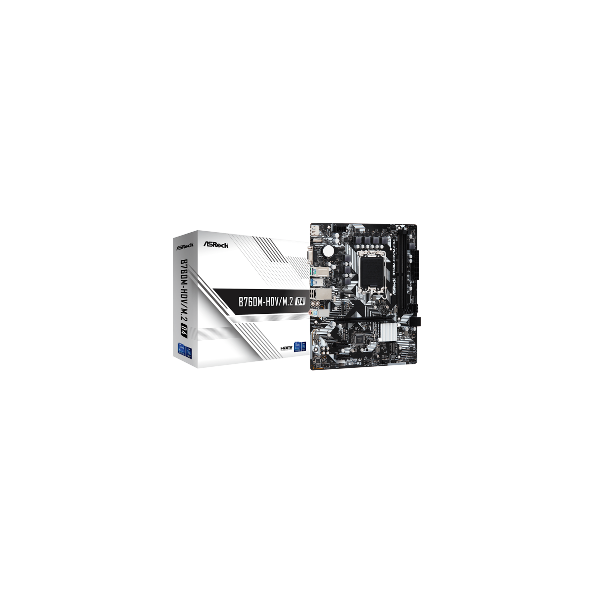 Asrock B760M HDV M2 D4 Intel B760 LGA 1700 micro ATX