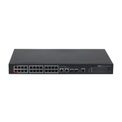 11709-(DH-PFS4226-24ET-360-V3) DAHUA SWITCH L2 HI-POE 2.0 GESTIONABLE 24 PUERTOS 10/100 + 2 UPLINK COMBO GIGABIT/SFP