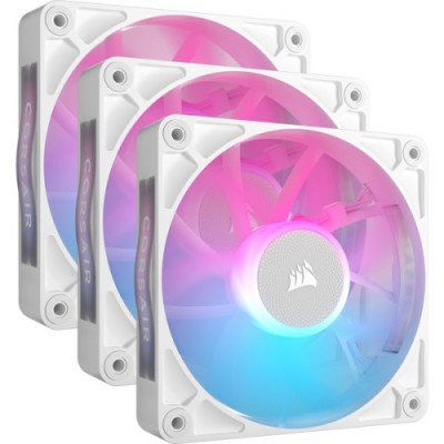 VENTILADOR CAJA CORSAIR RX RGB SERIES iCUE LINK RX120 RGB BLANCO TRIPLE PACK CO 9051022 WW