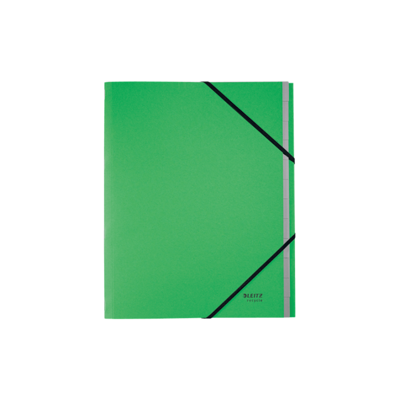 11970-CARPETA CLASIFICADORA DE CARTON 12 POSICIONES A4 RECYCLE 100% VERDE LEITZ 39150055