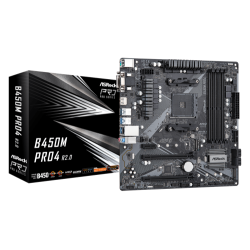 12109-Asrock B450M Pro4 R2.0 AMD B450 Zocalo AM4 micro ATX