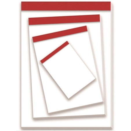 1214-BLOC DE NOTAS SIN TAPA 60 GRS. 16o (75X105MM.) 80 HOJAS LISO PACSA 18012