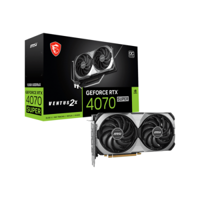 MSI VENTUS GeForce RTX 4070 SUPER 12G 2X OC NVIDIA 12 GB GDDR6X