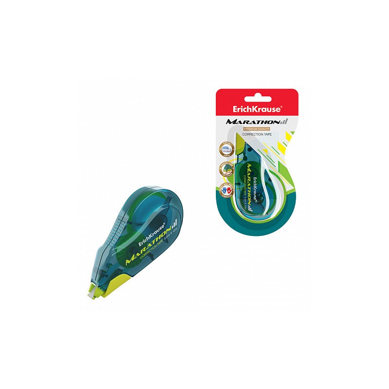 12266-BLISTER CINTA CORRECTORA MARATHON, 5MM X 12M ERICH KRAUSE 53200