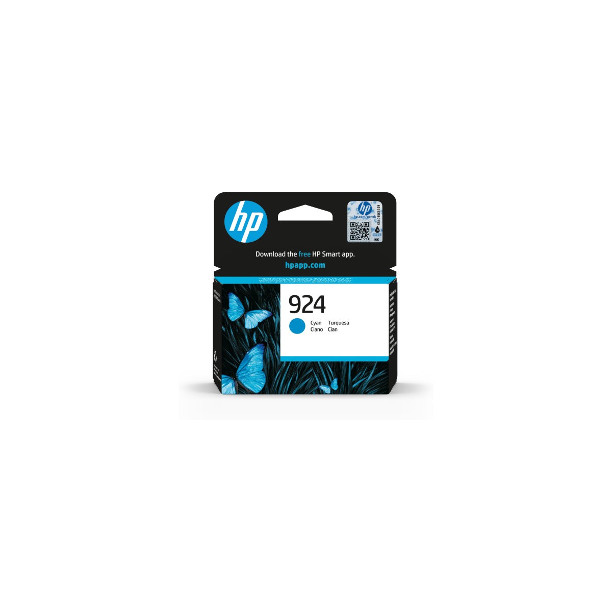 HP Cartucho de Tinta Original 924 cian