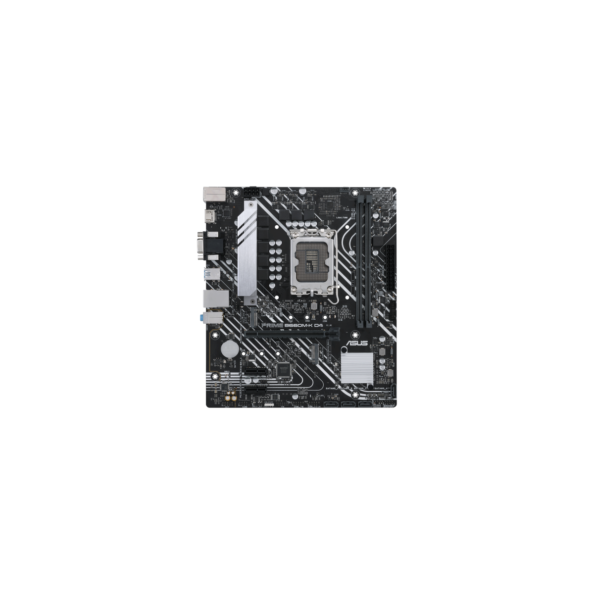 A PLACA ASUS PRIME B660M K D4INTEL1700B6602DDR4MATX