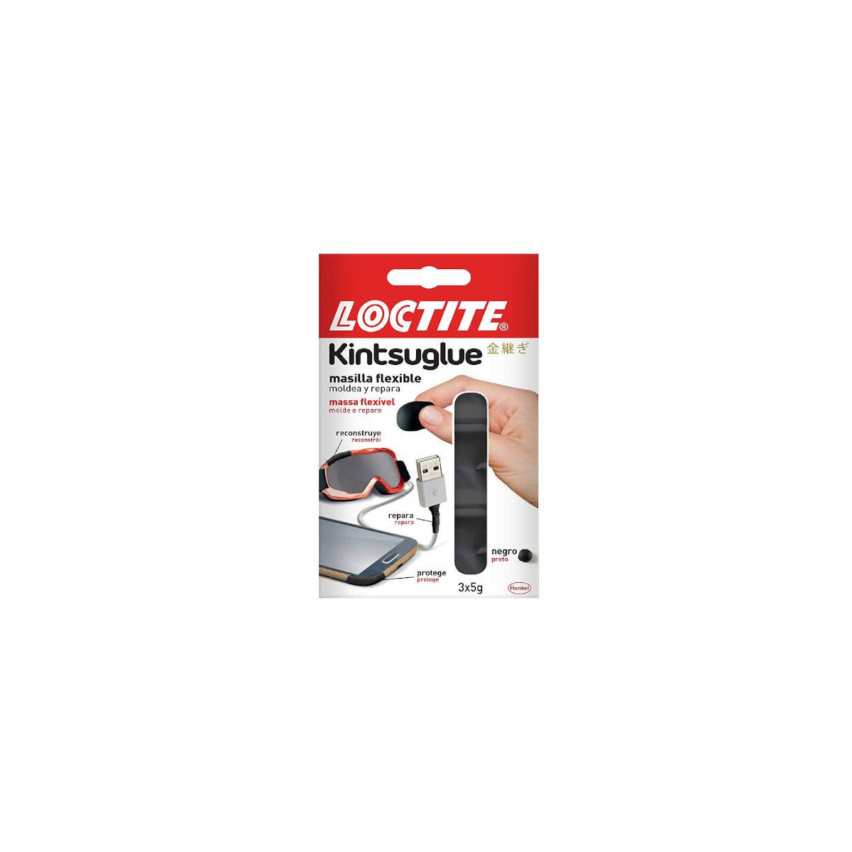 MASILLA FLEXIBLE KINTSUGLUE 3 X 5GR LOCTITE 2239175