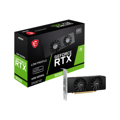 MSI GEFORCE RTX 3050 LP 6G OC tarjeta grafica NVIDIA 6 GB GDDR6